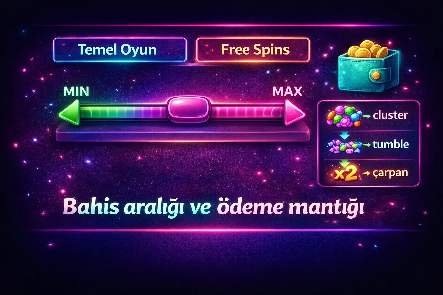 Sugar Rush bahis araligi ve odeme mantigi gorseli